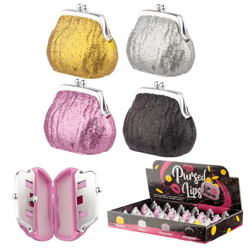 Funky Lip Balm - Glitter Purse Holder