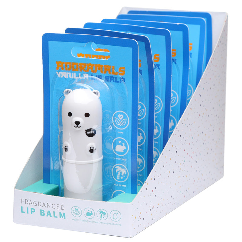 Vanilla Stick Lip Balm - Adoramals Polar Bear