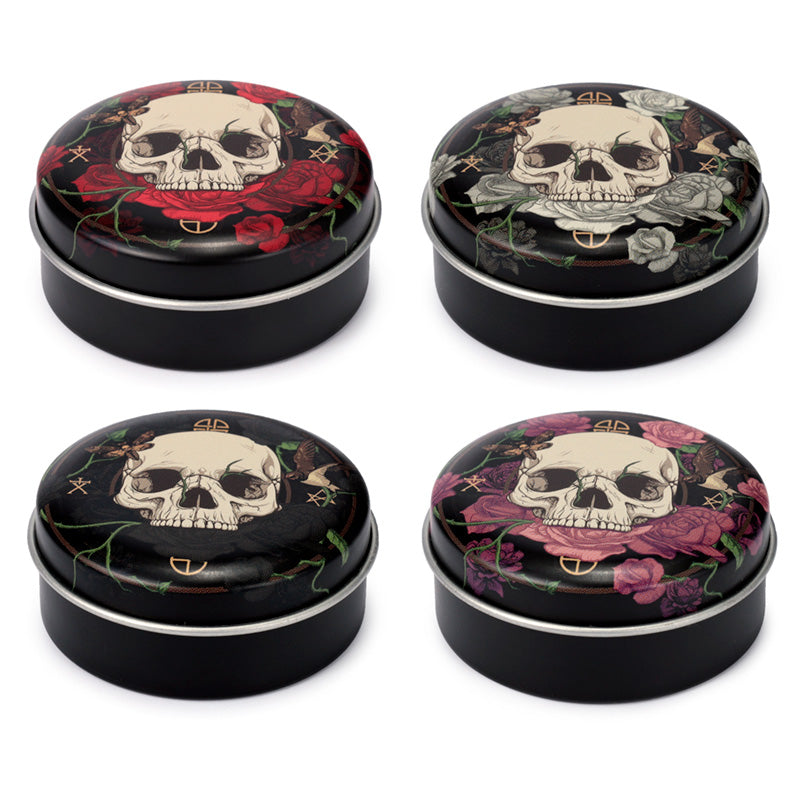 Lip Balm in a Tin - Skulls and Roses