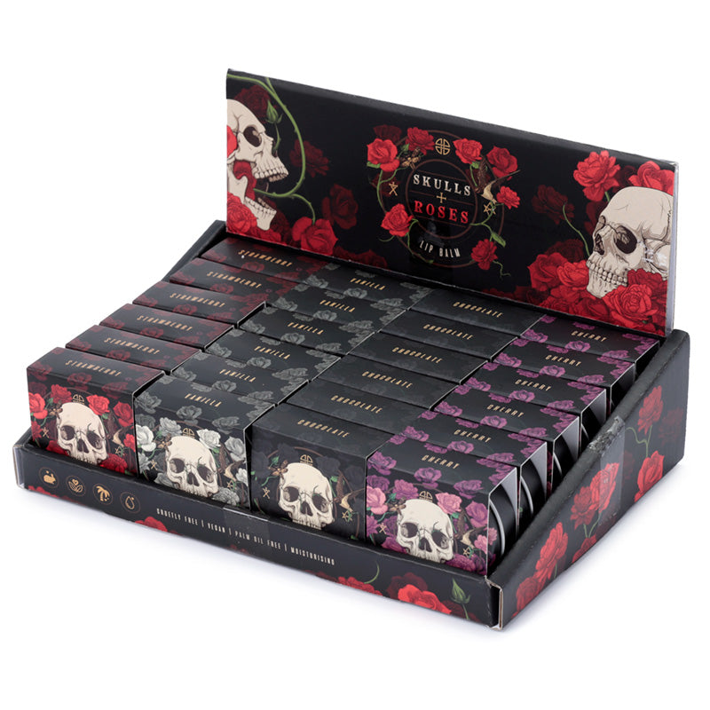 Lip Balm in a Tin - Skulls and Roses