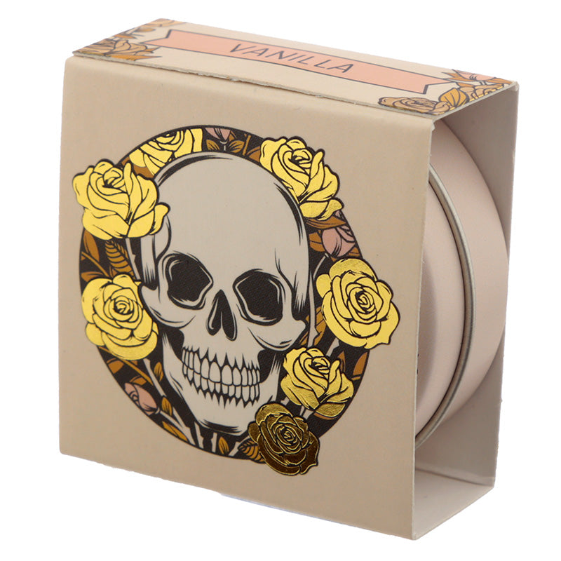 Funky Lip Balm in a Tin - Skulls and Roses Design