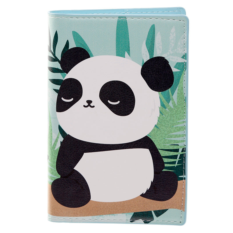 Fun Novelty Pandarama Luggage Tag and Passport Cover Set