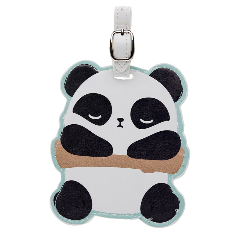 Fun Novelty Pandarama Luggage Tag and Passport Cover Set