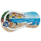 Souvenir Seaside Magnet - Flip Flop Beach Scene