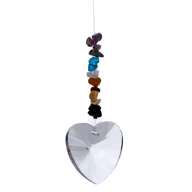 Gemstone Suncatcher - Crystal Chakra