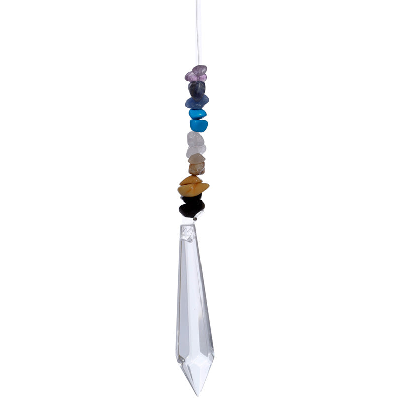 Gemstone Suncatcher - Crystal Chakra