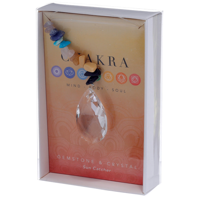 Gemstone Suncatcher - Crystal Chakra