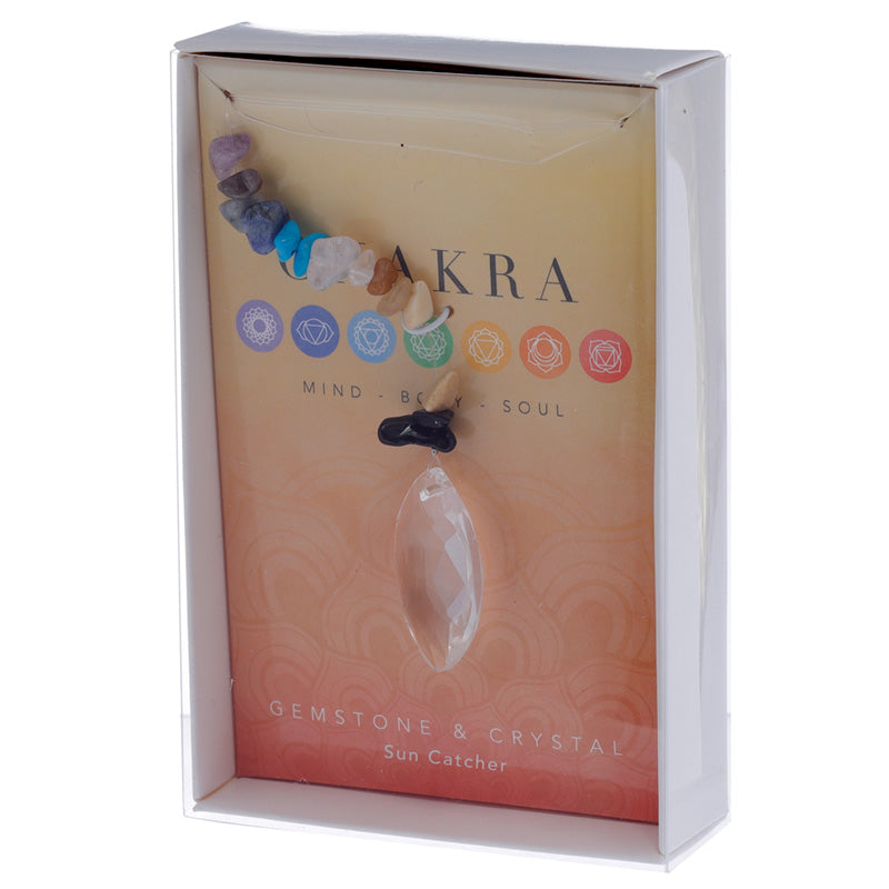 Gemstone Suncatcher - Crystal Chakra