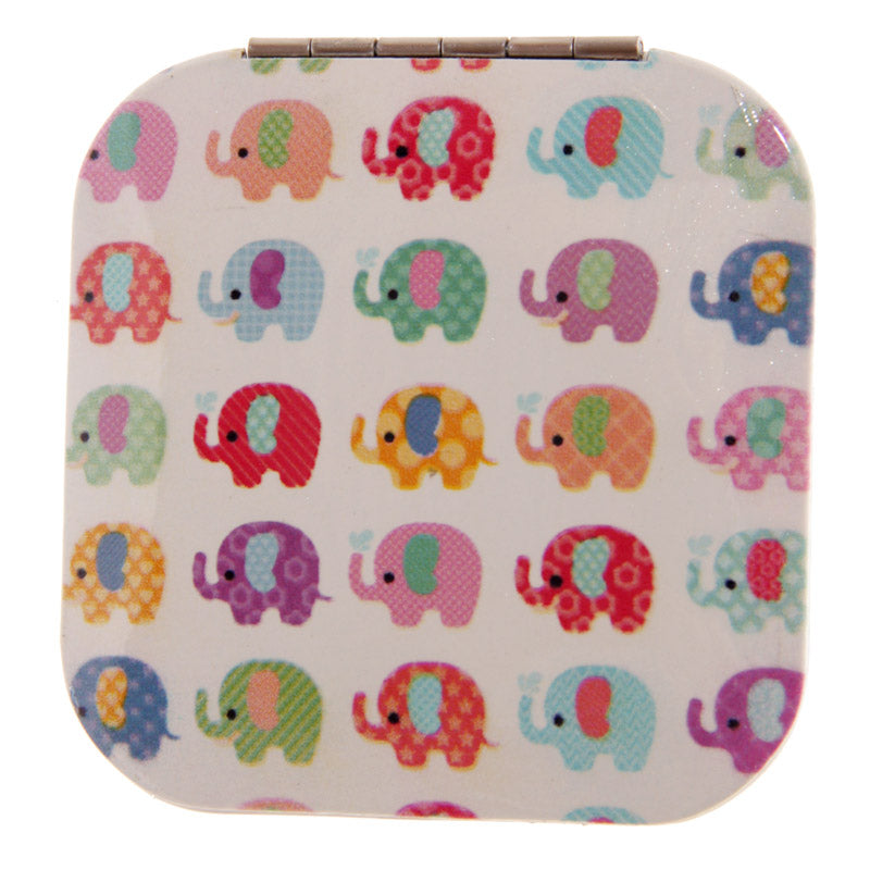 Dotty Elephant Compact Mirror