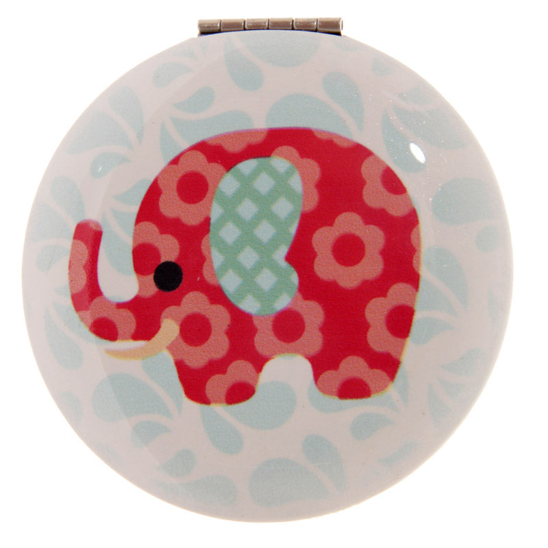 Dotty Elephant Compact Mirror