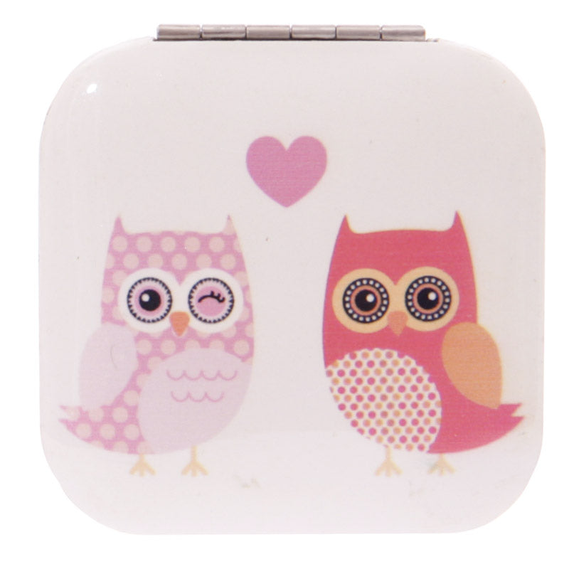 Cute Owl Compact Mirror