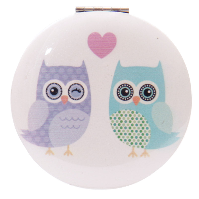 Cute Owl Compact Mirror