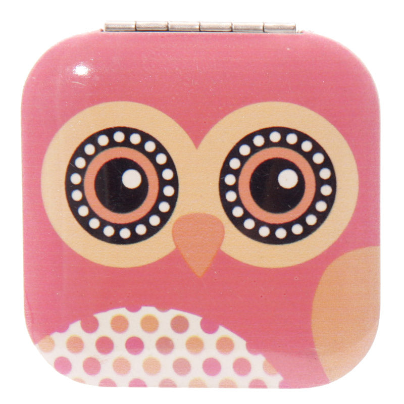 Cute Owl Compact Mirror