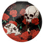 Compact Mirror - Skulls and Roses