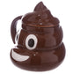 Fun Collectable Ceramic Poop with Lid Emotive Mug