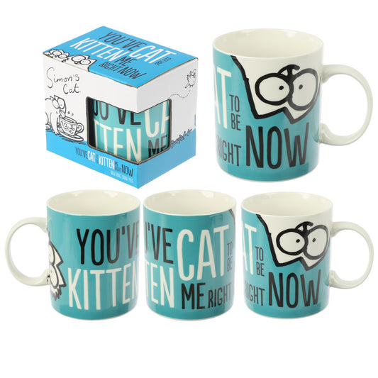 Collectable Porcelain Mug - Simon's Cat Kitten Slogan