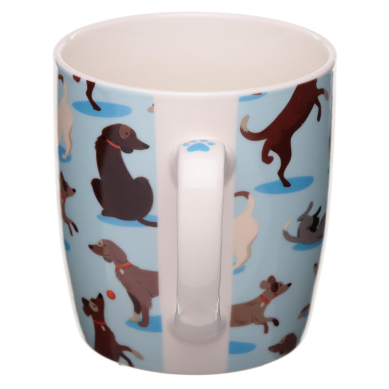 Porcelain Mug - Catch Patch Dog Design