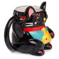 Ceramic Black Maneki Neko Lucky Cat Shaped Collectable Mug