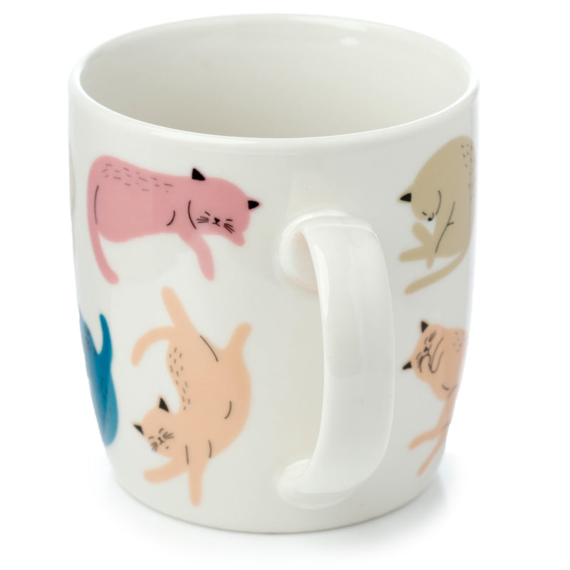 Cat's Life Porcelain Mug