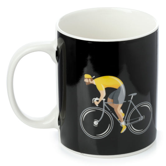 Cycle Works Bicycle Black Porcelain Mug