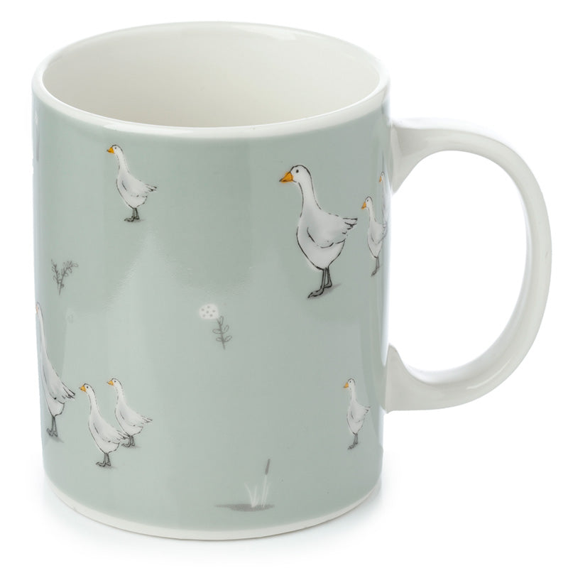 Porcelain Mug - Willow Farm Geese