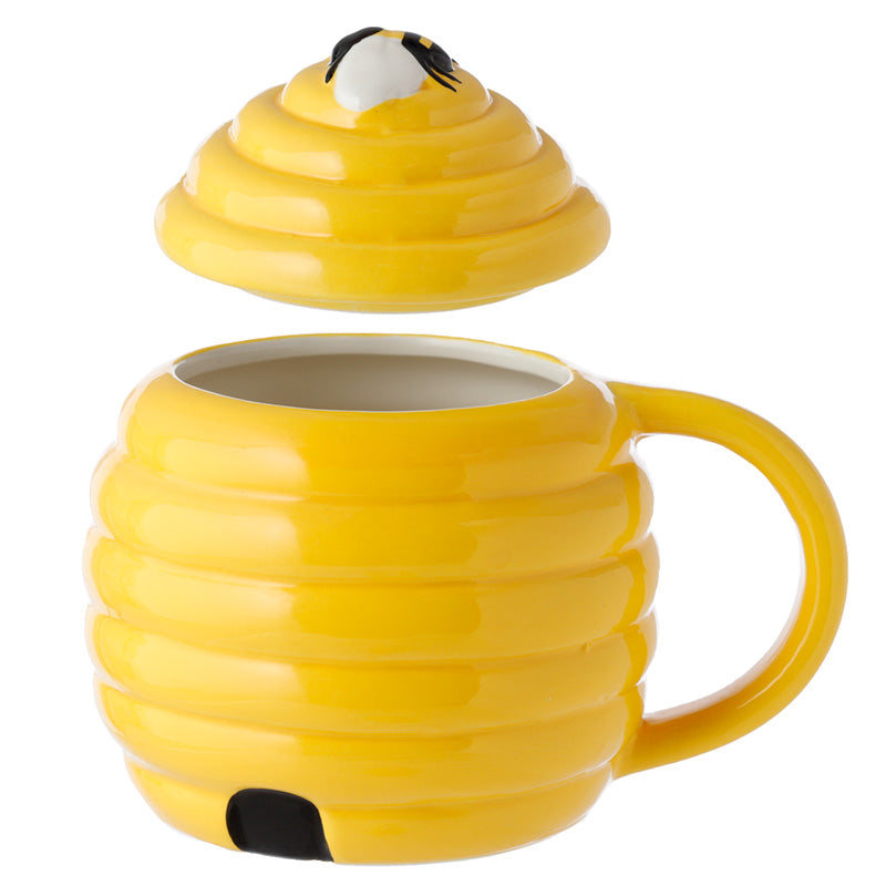 Beehive Shaped Ceramic Mug