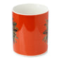 Porcelain Mug - Kim Haskins Cat in Plant Pot Red