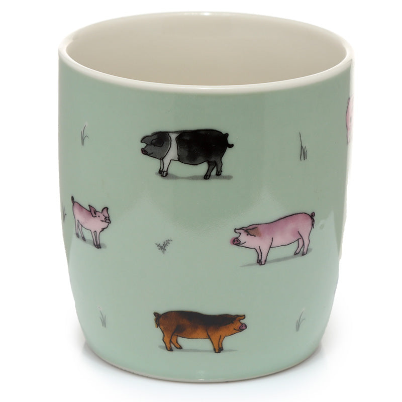 Set of 2 Porcelain Mugs - Willow Farm