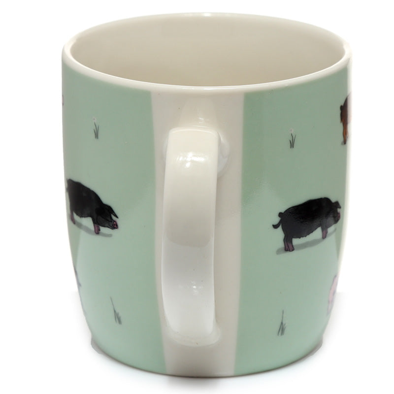 Set of 2 Porcelain Mugs - Willow Farm