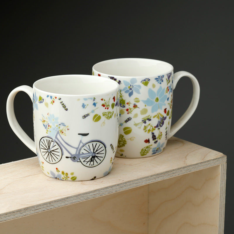 Set of 2 Porcelain Mugs - Julie Dodsworth