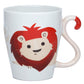 Lion Zooniverse Ceramic Tail Shaped Handle Mug