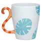 Red Panda Zooniverse Ceramic Tail Shaped Handle Mug