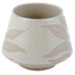 Stoneware Mug Cream Glaze Relief - Florens Hesperantha