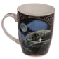 Fantasy Wolf Lake Design Porcelain Mug