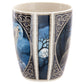 Fantasy Howling Wolf Design Porcelain Mug