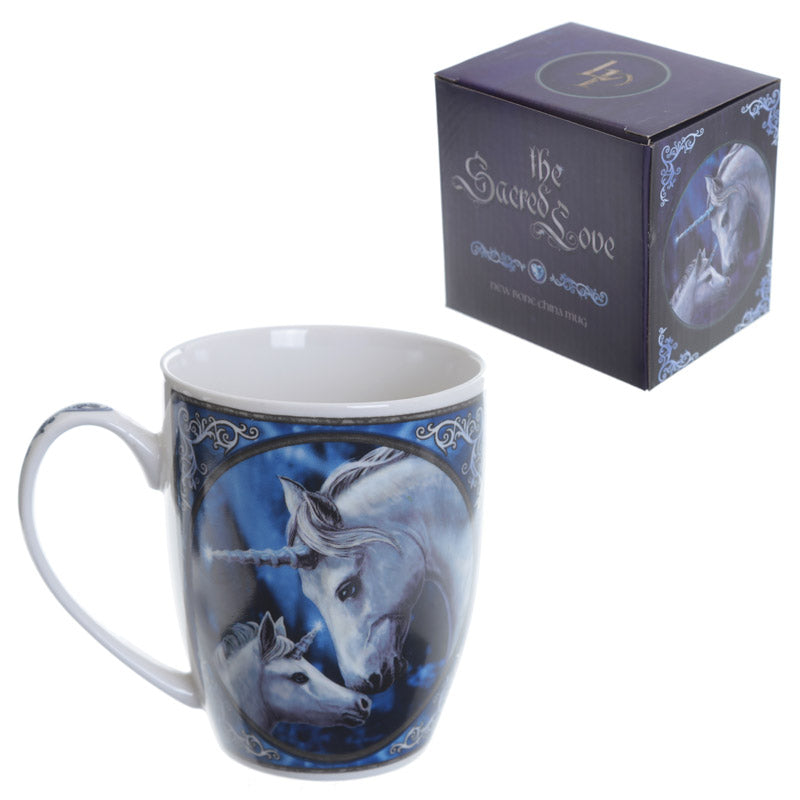 Fantasy Porcelain Mug - Unicorn and Foal