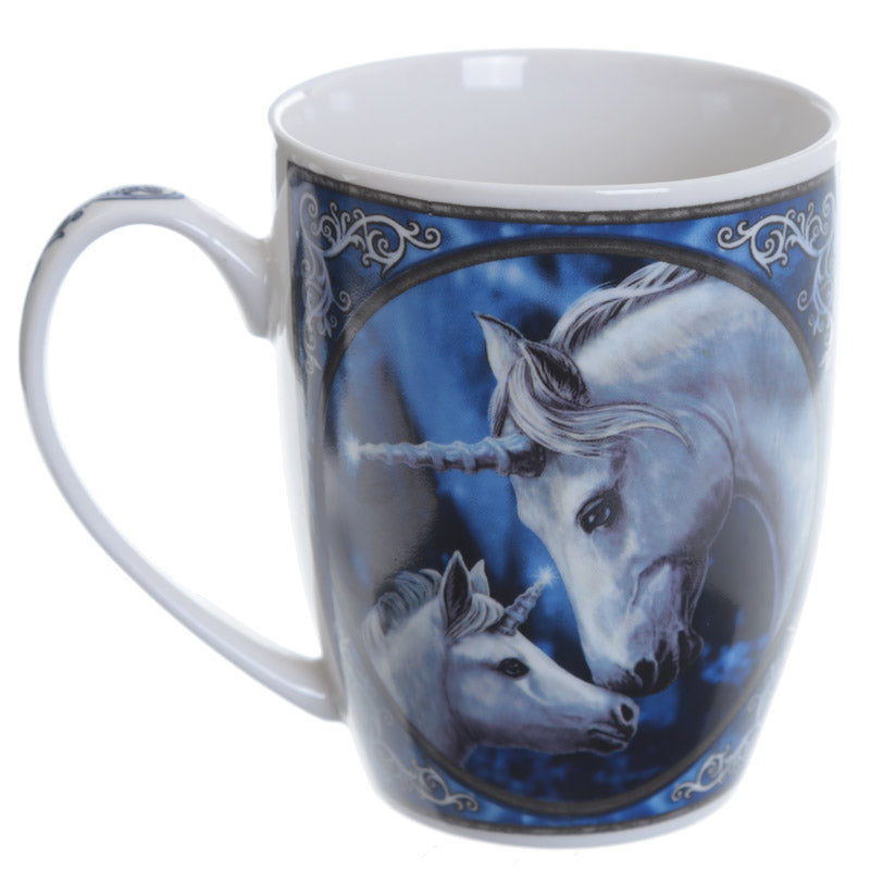 Fantasy Porcelain Mug - Unicorn and Foal