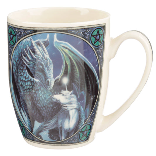 Lisa Parker Porcelain Mug - Protector of Magick Dragon