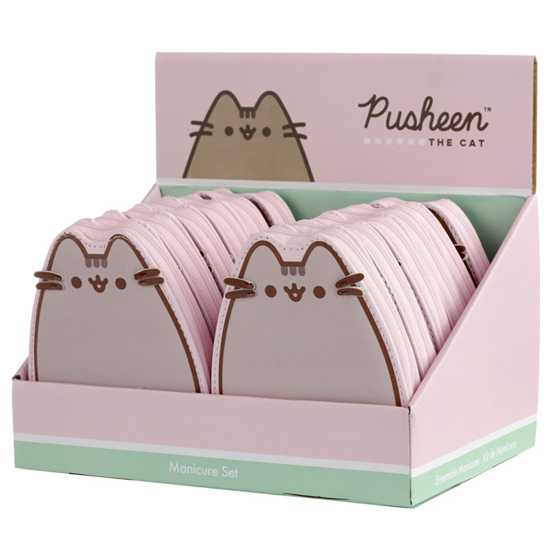 5 Piece Zip Up Shaped Manicure Set - Pusheen the Cat