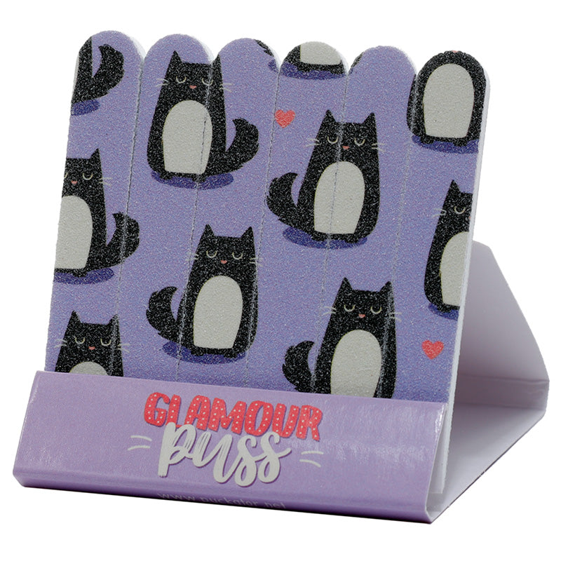 Fun Nail File Matchbook - Cute Cat Design