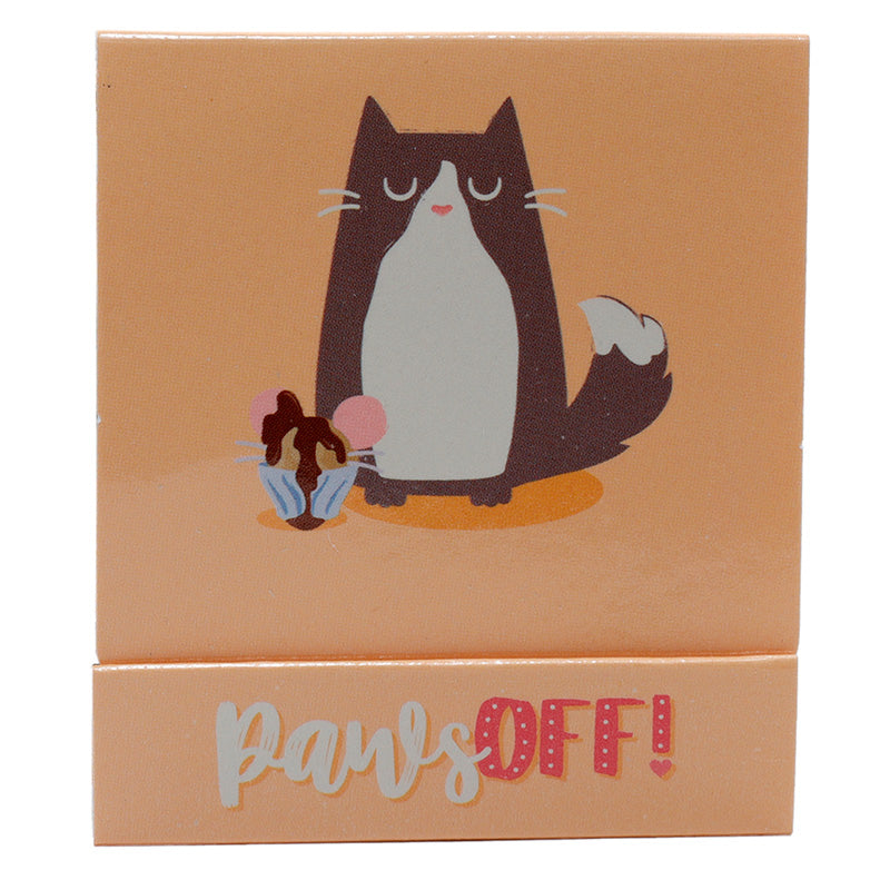 Fun Nail File Matchbook - Cute Cat Design