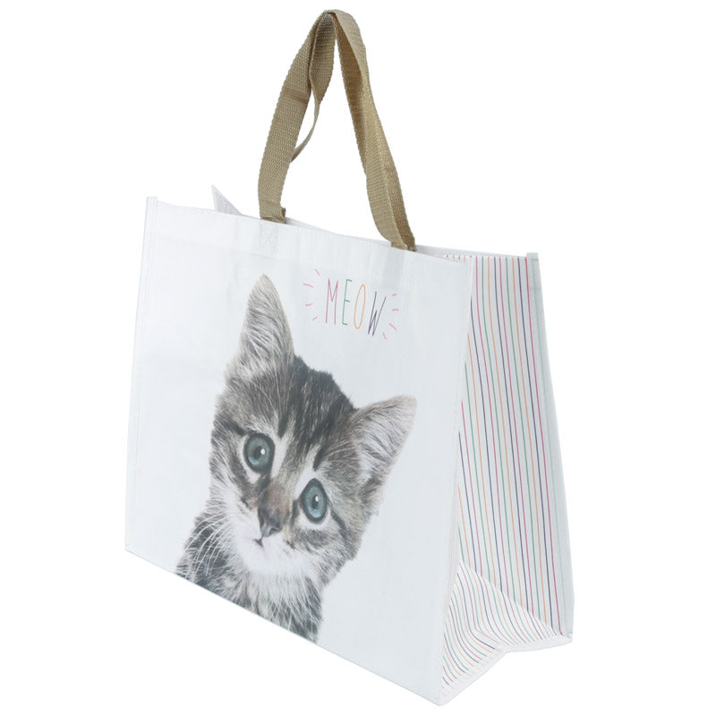 Cute Cat Design Durable Reusable Shopping Bag