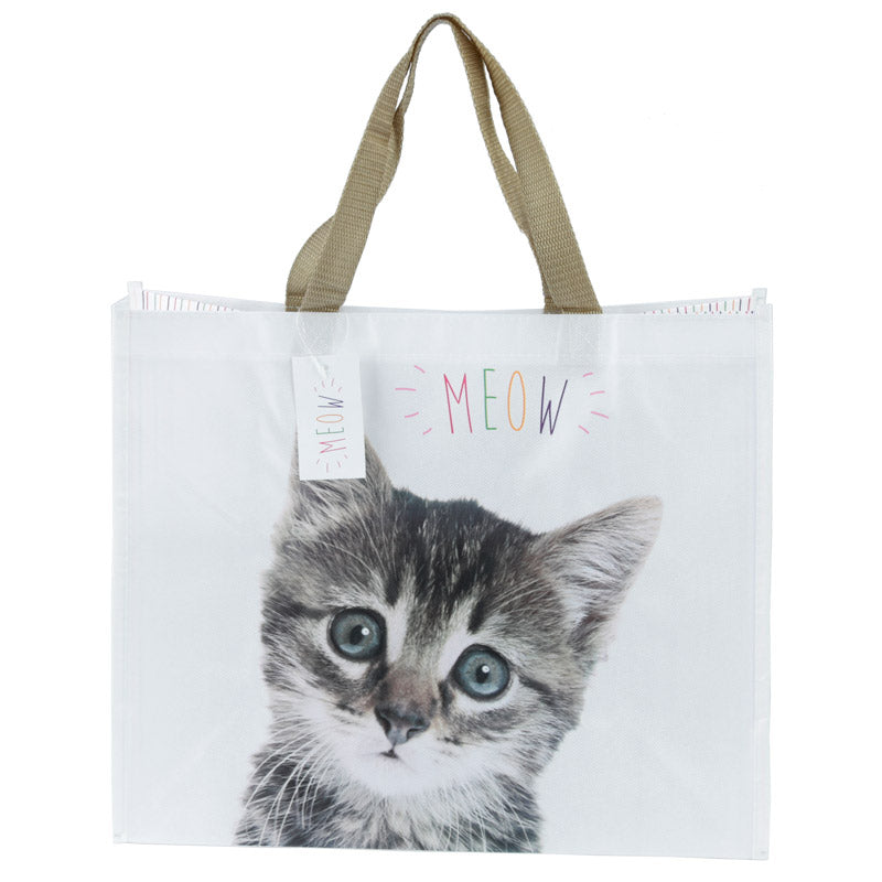 Cute Cat Design Durable Reusable Shopping Bag