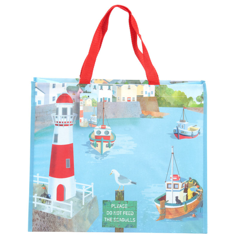 Fun Seaside Design Durable Reusable Shopping Bag