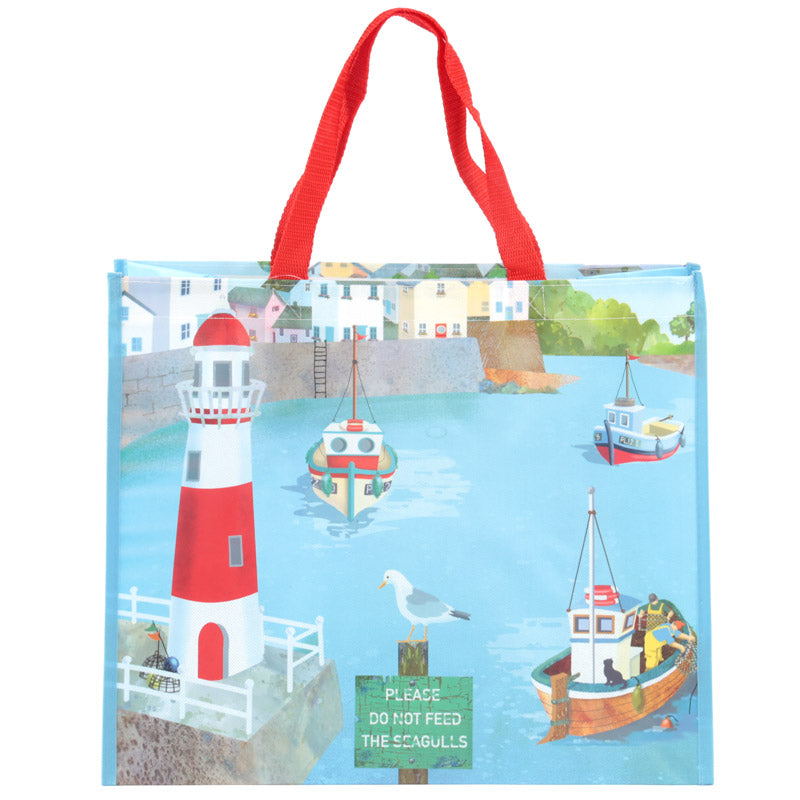 Fun Seaside Design Durable Reusable Shopping Bag