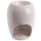 Simple Black High Gloss Bulb Shaped Ceramic Oil Burner