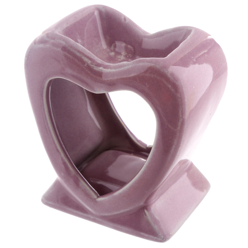 Cute Heart Shaped Ceramic Oil Burner