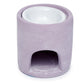 Pink Eden Concrete Industrial Style Heart Cut-Out Oil Burner