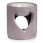 Concrete and Ceramic Lilac Pattern Eden Oil Burner