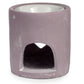 Concrete and Ceramic Lilac Pattern Eden Oil Burner